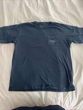 Genteel Navy Short-Sleeve Pocket Tee